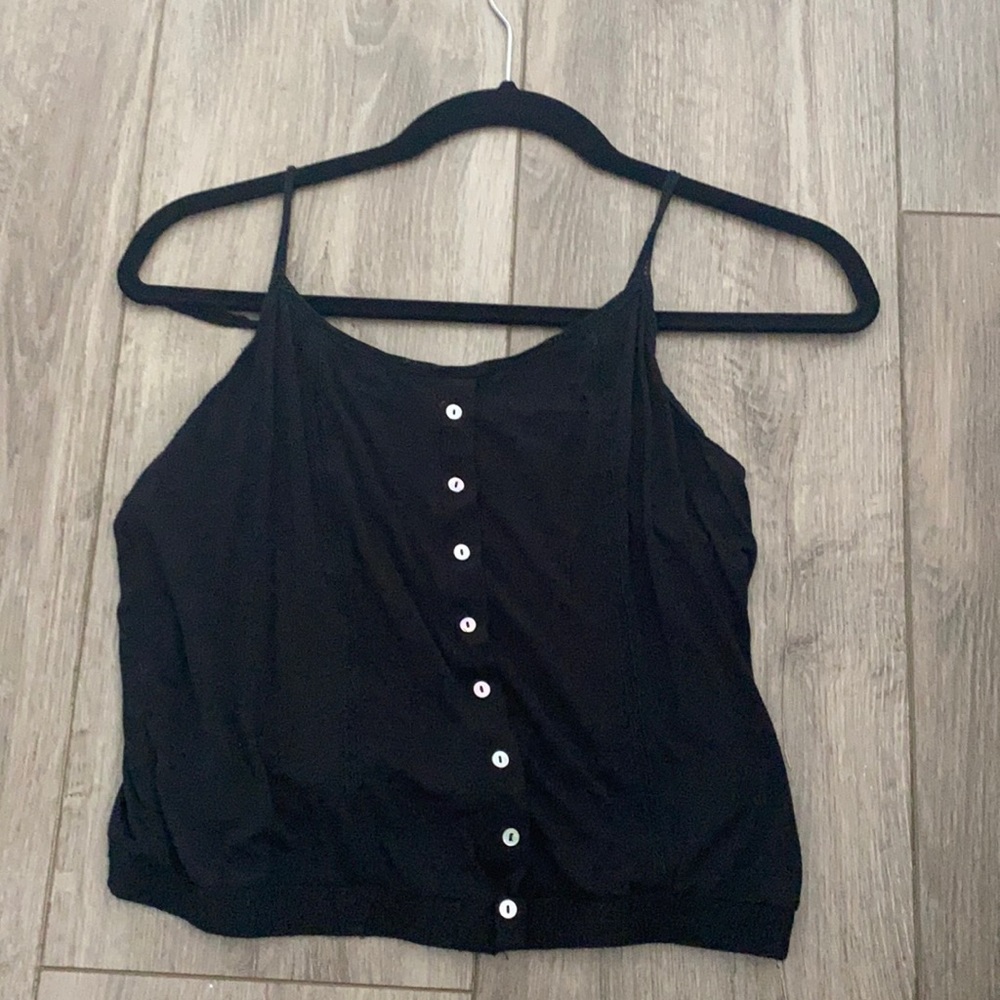 black tank top
